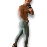 Olive Green Scrunch Butt Leggings