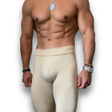 Calabasas Cream Scrunch Butt Leggings