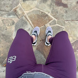 Leggings exclusivos en rojo ciruela