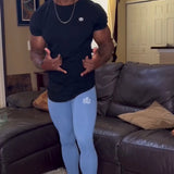 Leggings azules exclusivos de Palm Beach