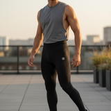 Onyx Black Scrunch Butt Textured Leggings