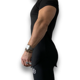 Camisetas con parte inferior inclinada en negro Onyx