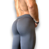 Charcoal Gray Scrunch Butt Leggings