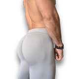 Moon White Scrunch Butt Leggings