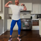 Bad Azz Blue Scrunch Butt Leggings