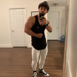 Pure White Scrunch Butt Textured Leggings