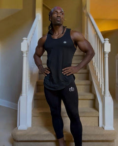 Onyx Black Drop Cut Tank