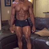 Onyx Black Ice Silk Boxer Briefs