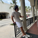 Sandstone Drop Cut Tee