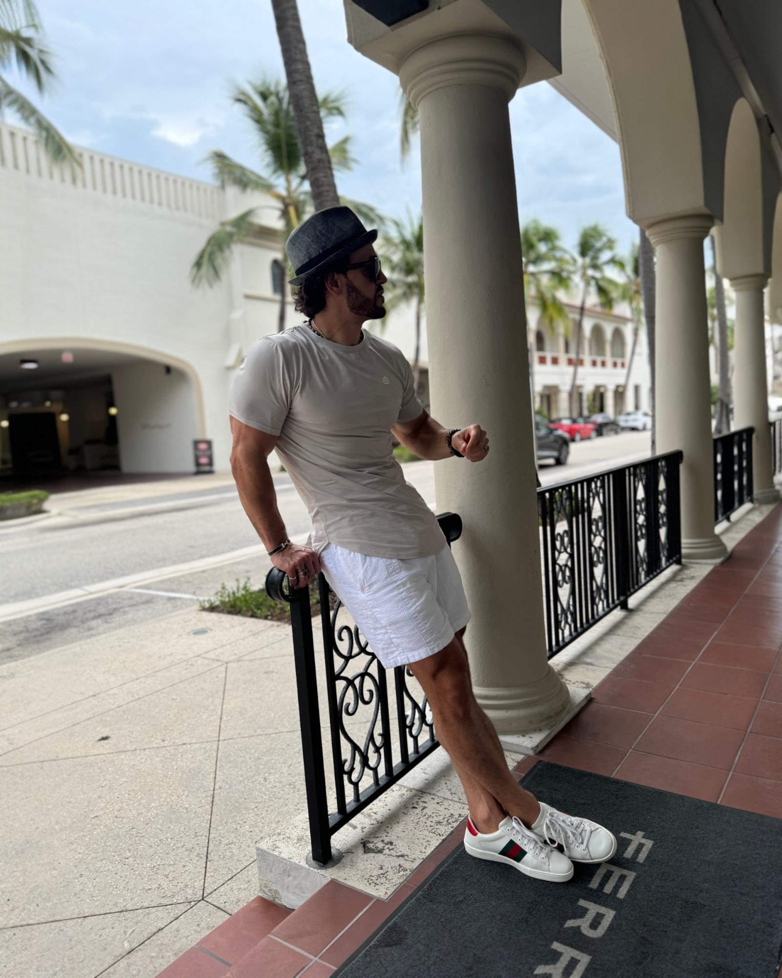 Sandstone Drop Cut Tee