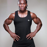 Onyx Black Drop Cut Tank