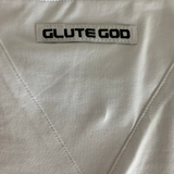 Pure White Swooping Bottom Tee Shirts