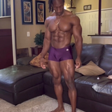 Plum Red Ice Silk Boxer Briefs