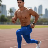 Bad Azz Blue Scrunch Butt Leggings