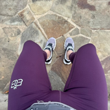 Leggings exclusivos en rojo ciruela 