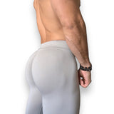 Moon White Scrunch Butt Leggings