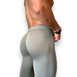 Olive Green Scrunch Butt Leggings