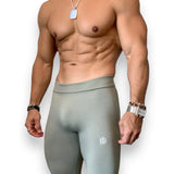 Olive Green Scrunch Butt Leggings