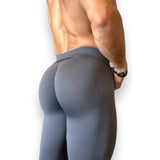 Charcoal Gray Scrunch Butt Leggings