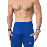 Bad Azz Blue Scrunch Butt Leggings