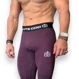 Plum Red Signature Leggings