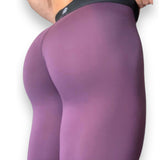 Plum Red Signature Leggings