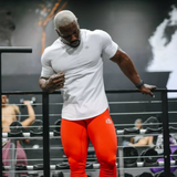 Pure White Drop Cut Tee