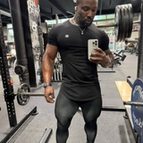 Onyx Black Drop Cut Tee