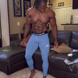 Leggings azules exclusivos de Palm Beach 