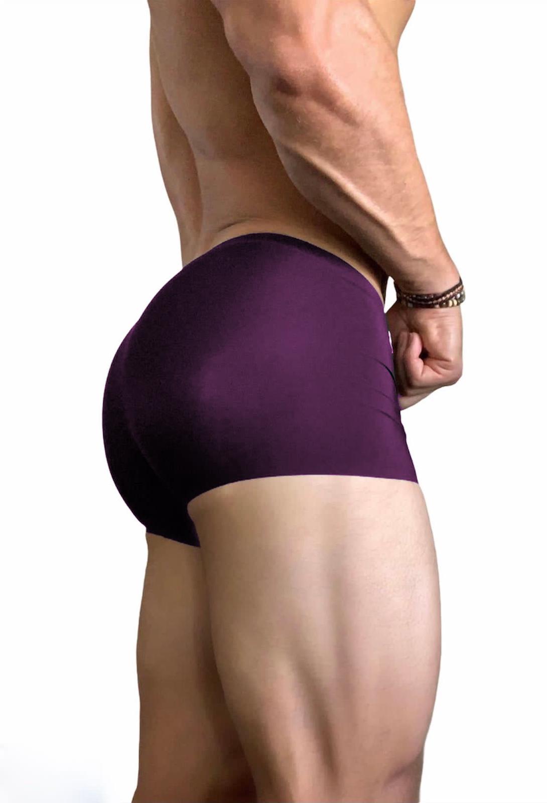 Plum Ice Silk Boxer Briefs