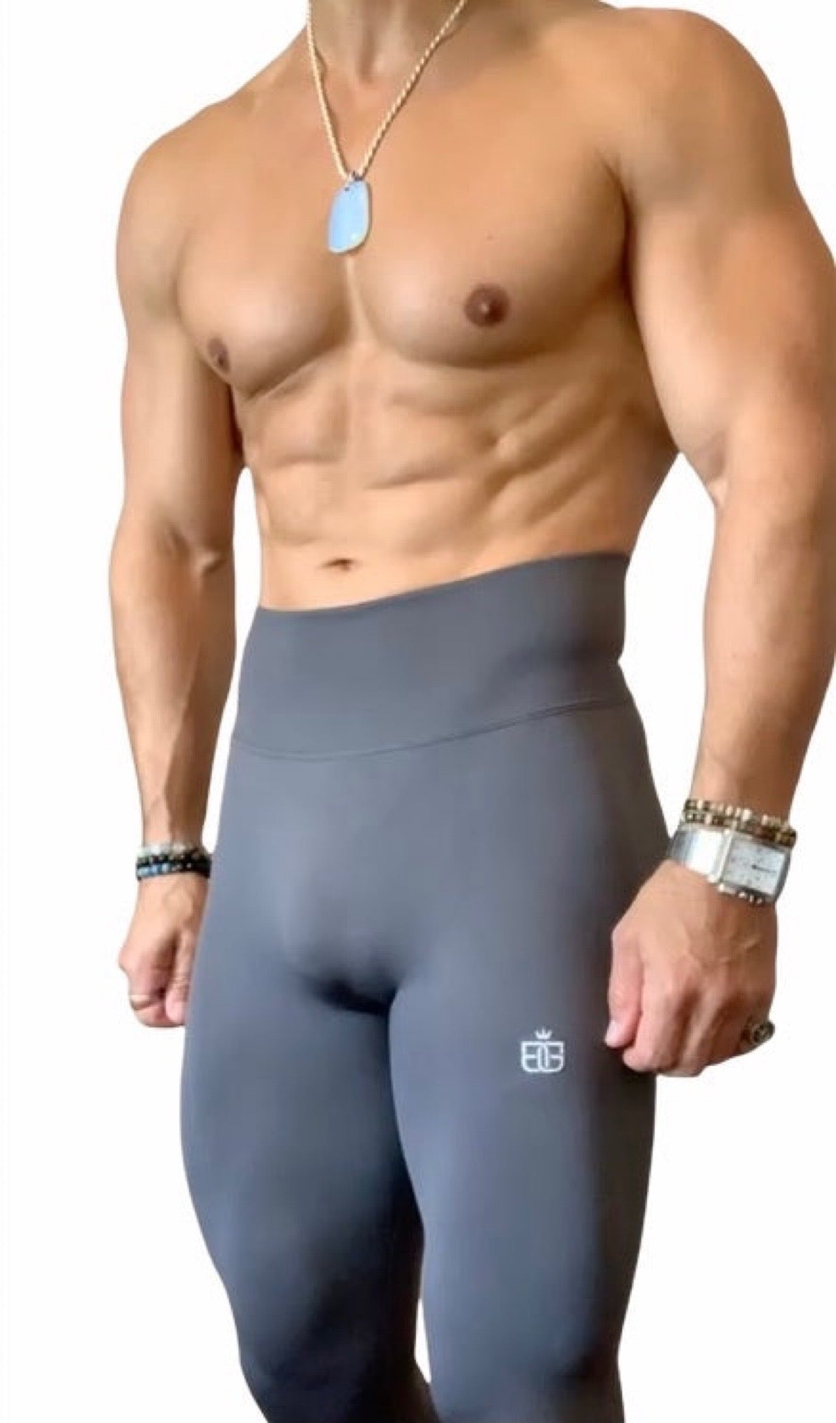 Charcoal Gray Bum Scrunch Leggings